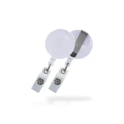 Solid Colour Retractable Badge Reel (Pack of 25)