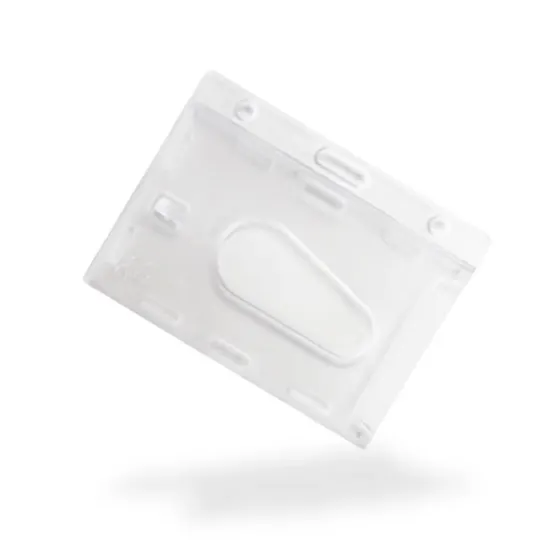 Rigid Enclosed Landscape ID Card Holders (Pack of 100)