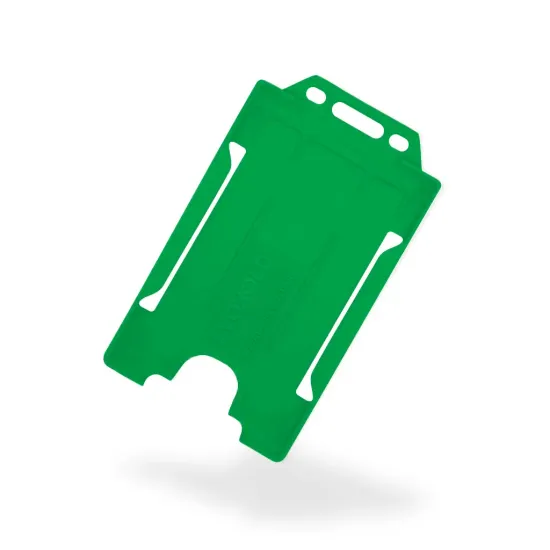 Evohold Light Green Portrait Open-Faced ID Card Holders (Pack of 100)