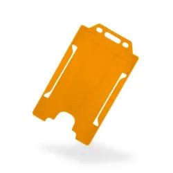 Evohold Orange Portrait Open-Faced ID Card Holders (Pack of 100)
