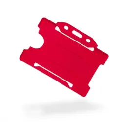 Evohold Red Landscape Open-Faced ID Card Holders (Pack of 100)