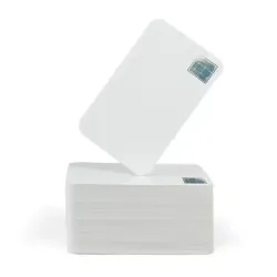 FOTODEK® Blank White PVC Cards with Security HoloImage (Pack of 100)
