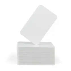 Blank Plain White Economy PVC Plastic Cards (Pack of 500)