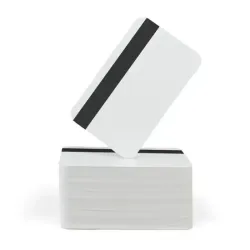 FOTODEK® White PVC Hi-Co 2750 OE Magnetic Stripe Cards (Pack of 100)