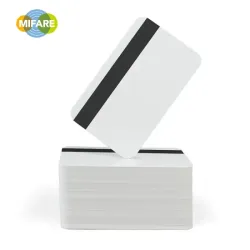 MIFARE Classic® 1K EV1 NXP White Cards with Magnetic Stripe (Pack of 100)