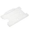Clear Open-Faced Card Holder - Landscape