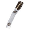 Metal Clip with Vinyl Strap & Metal Popper