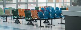 Medical facility waiting area
